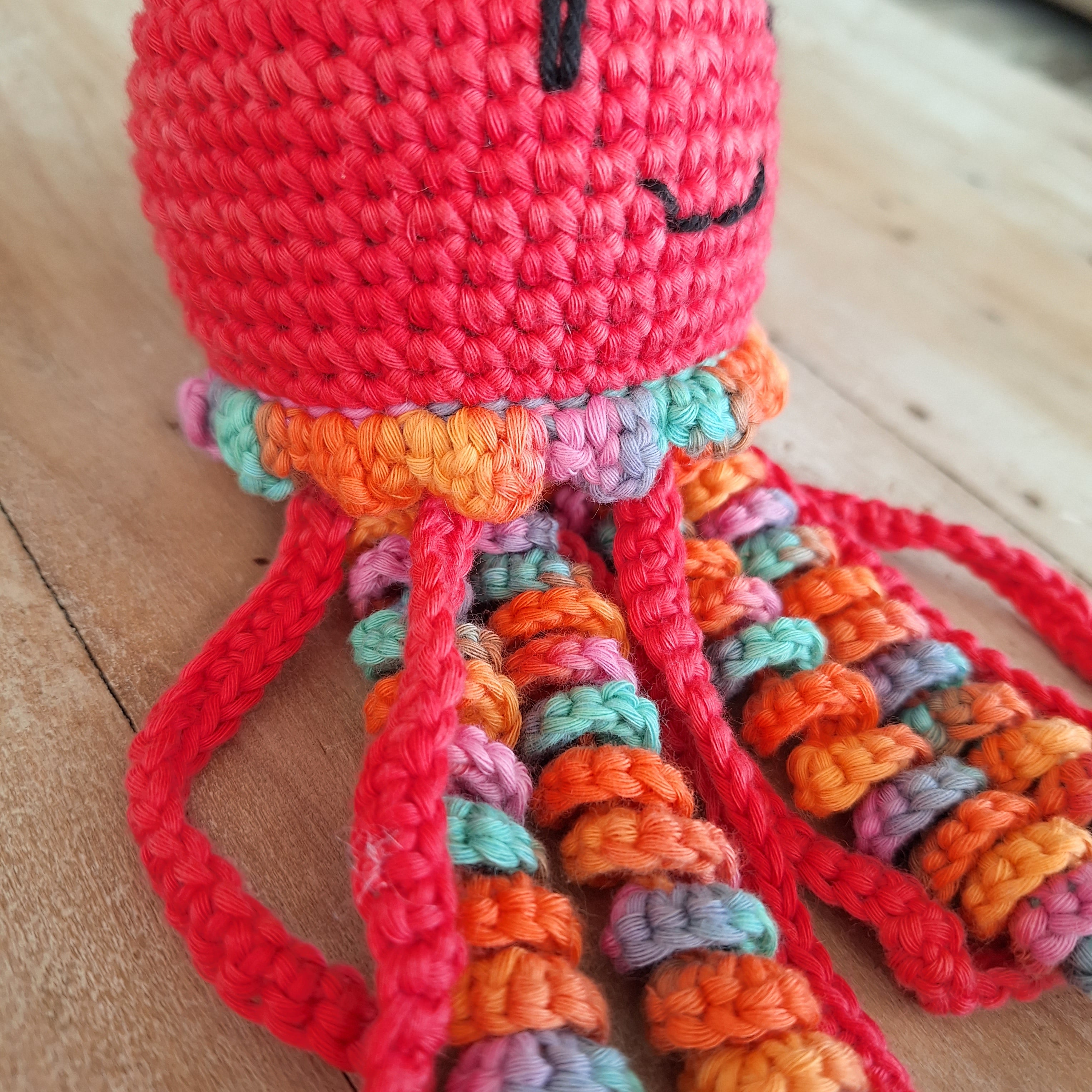 Medusa de apego coral