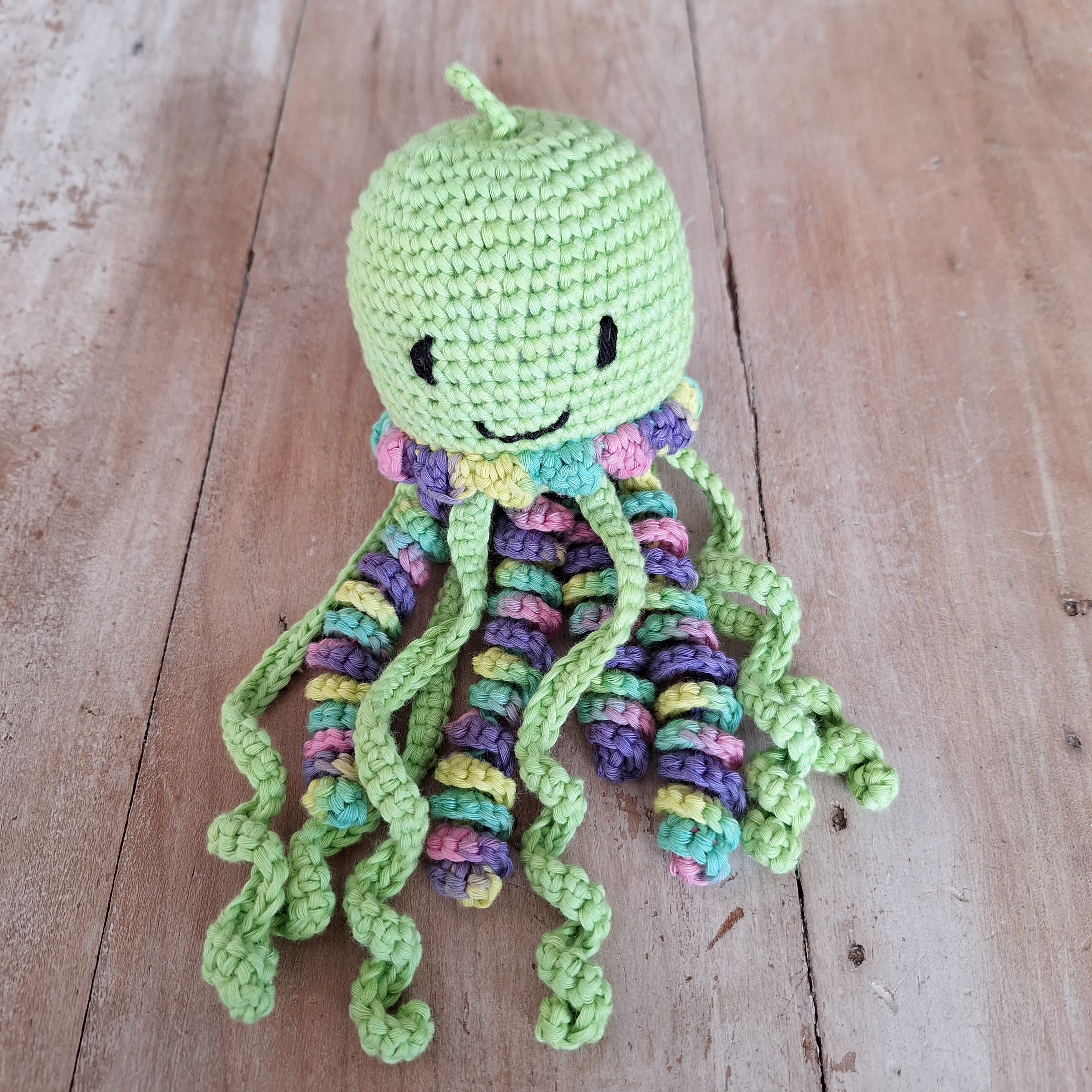 Medusa de apego verde