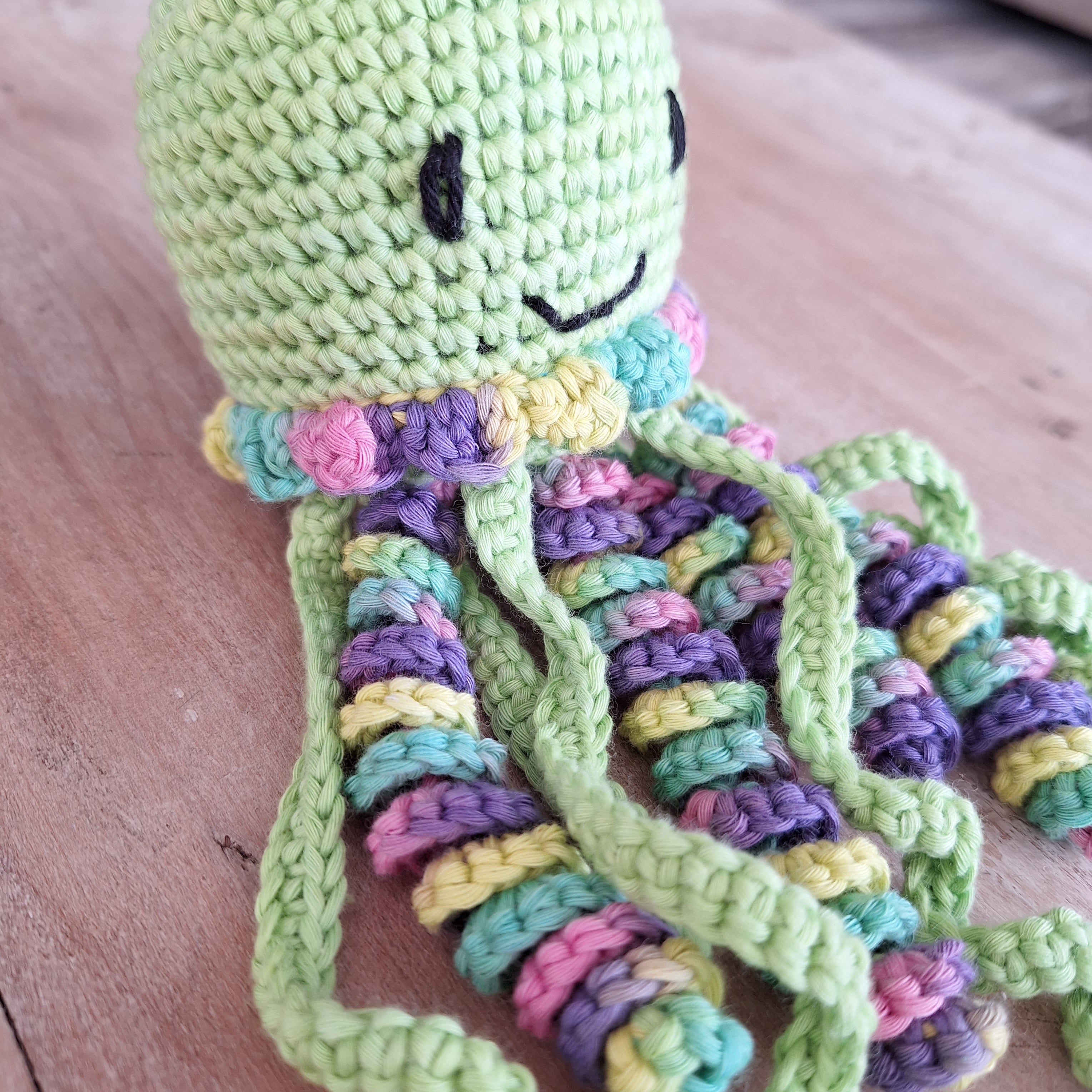Medusa de apego verde