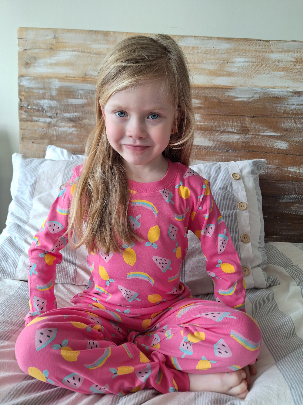 Pijama Largo Algodón Sandía