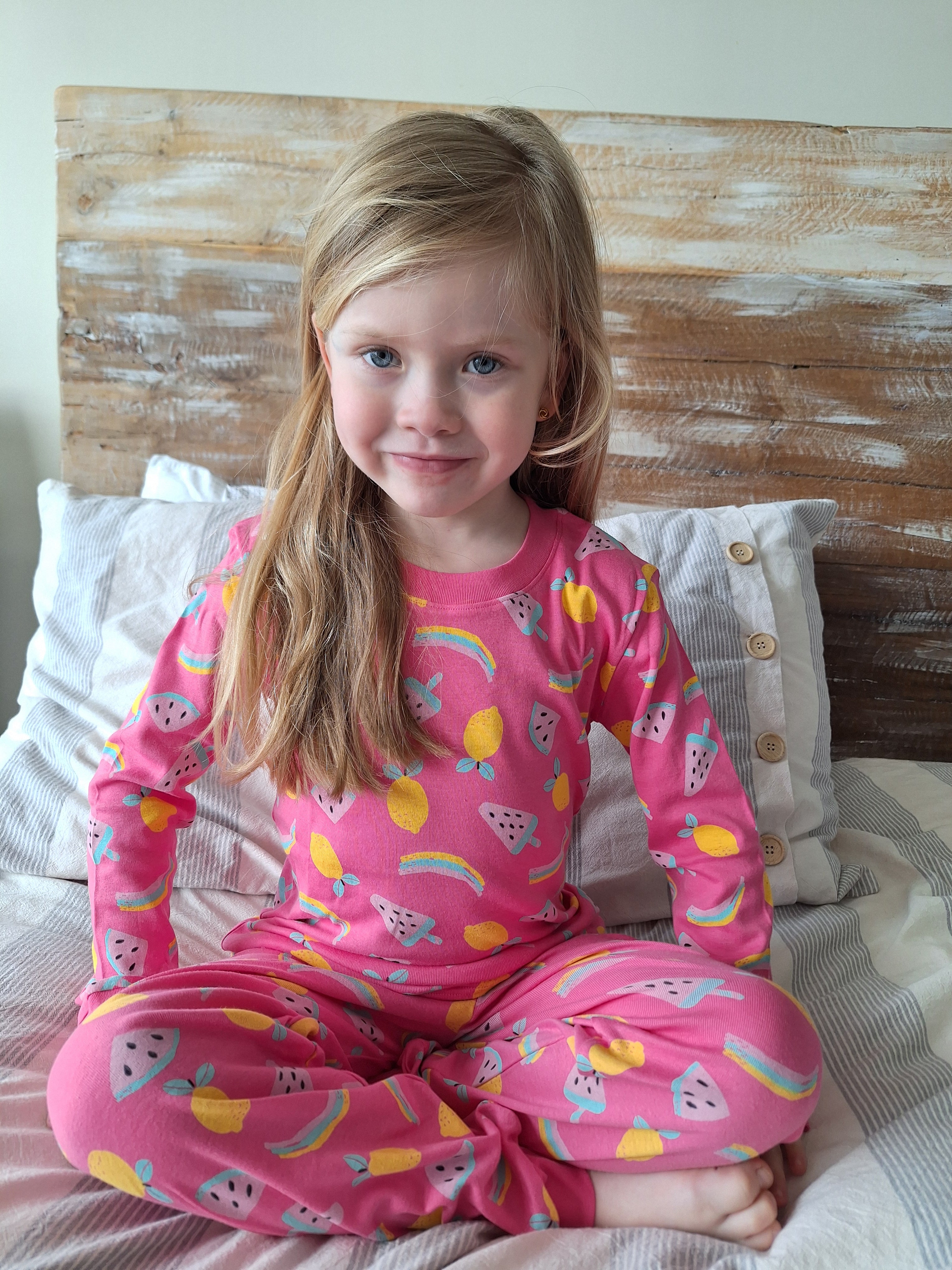 Pijama Largo Algodón Sandía