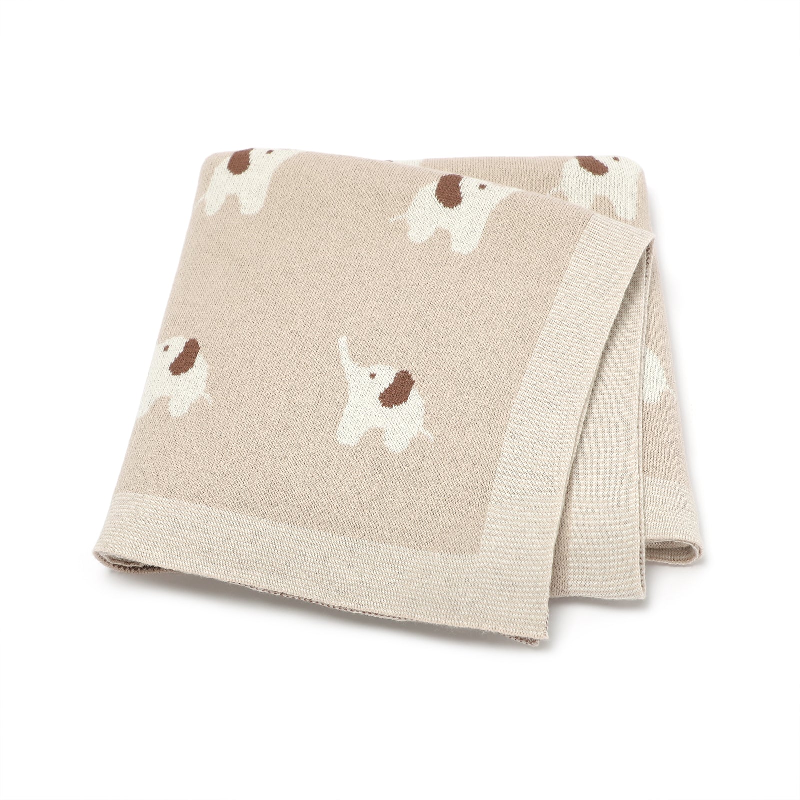 Manta Tejida Elefente Beige