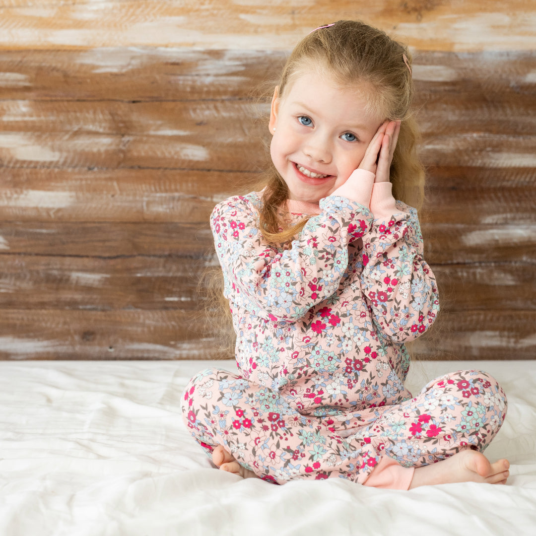 Pijama Floral Rosado