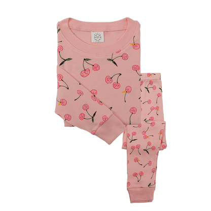 Pijama Cerezas Rosado