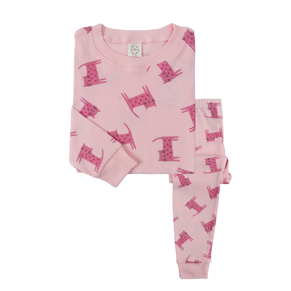 Pijama Gatos Rosado