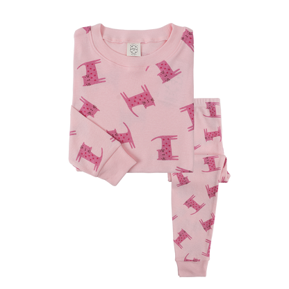 Pijama Gatos Rosado