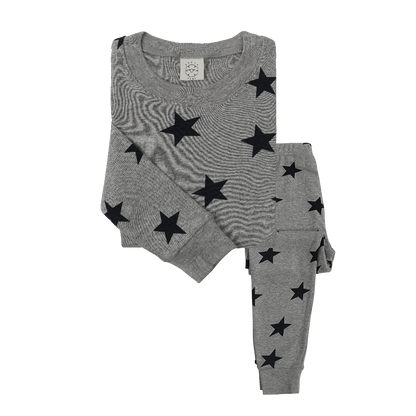 Pijama Estrellas Gris