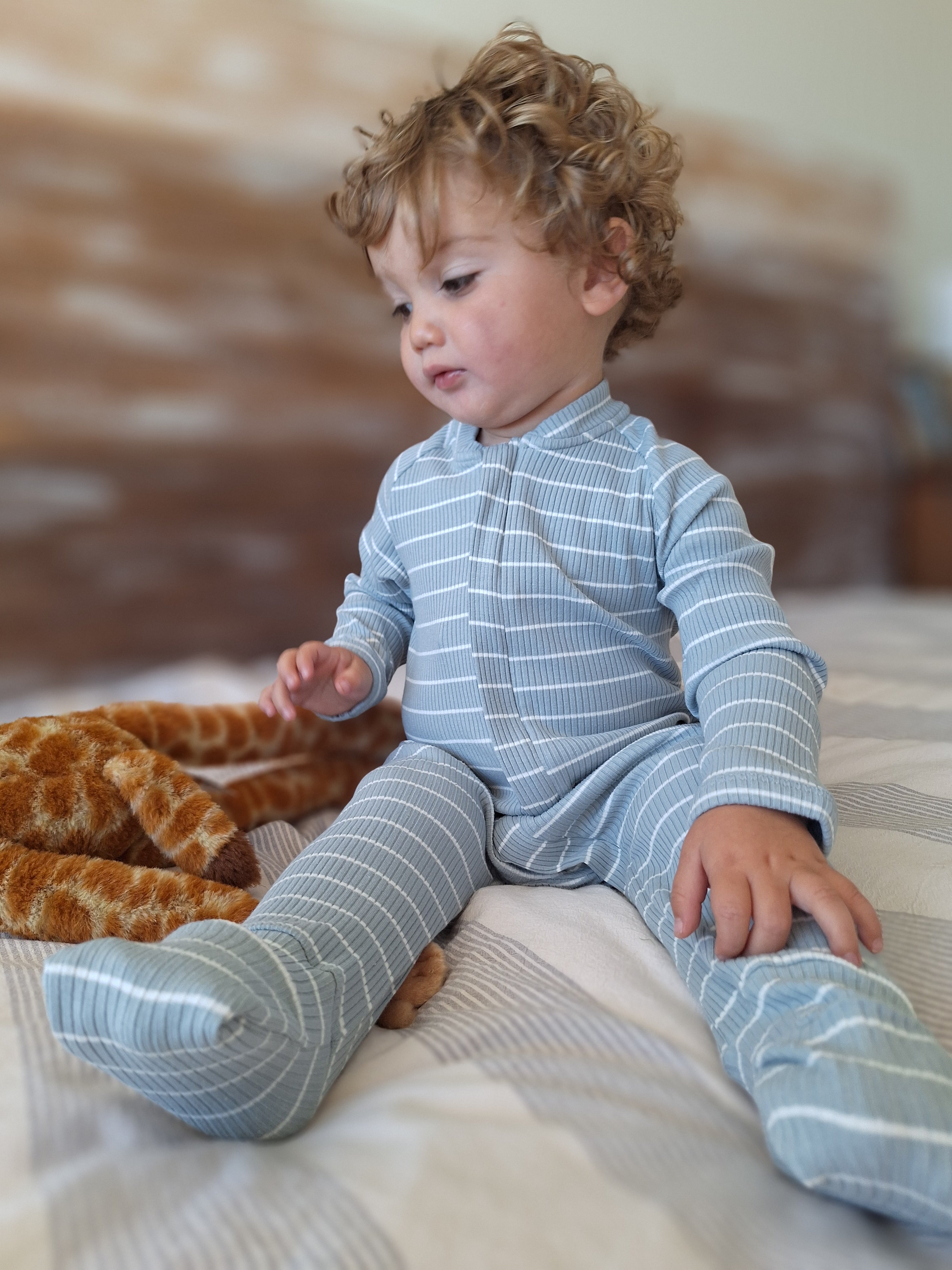 Enterito Huilo Huilo - Celeste - Algodón 200 grs