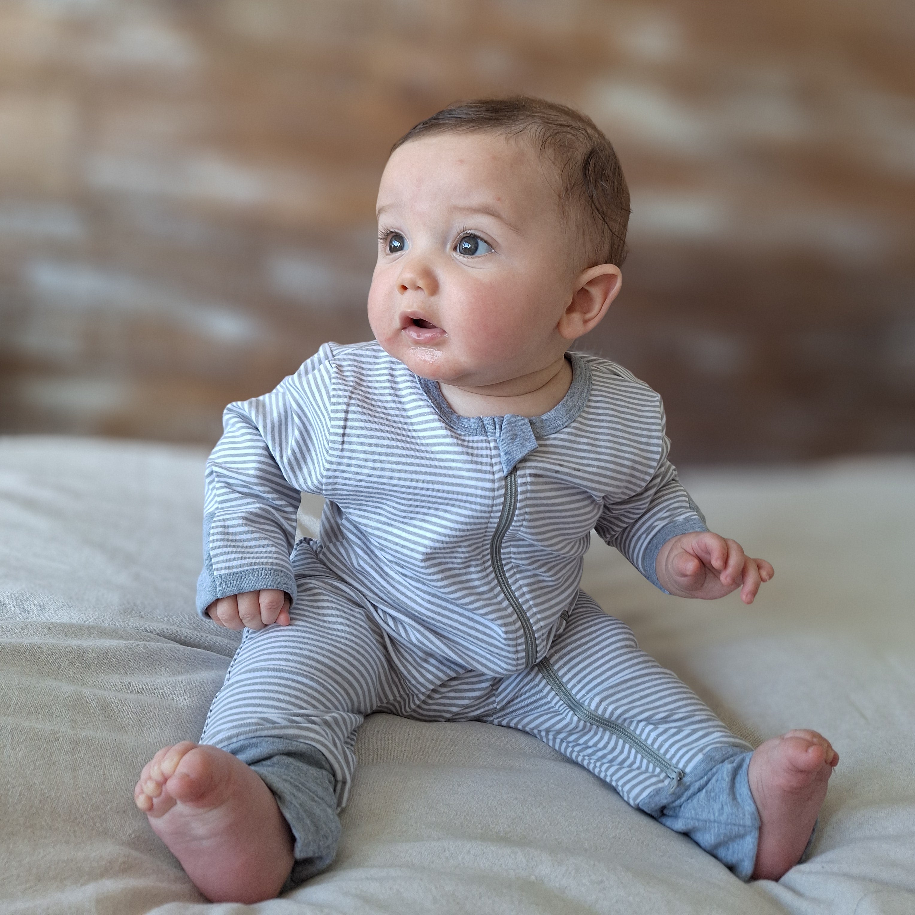 Enterito Stripe Gris