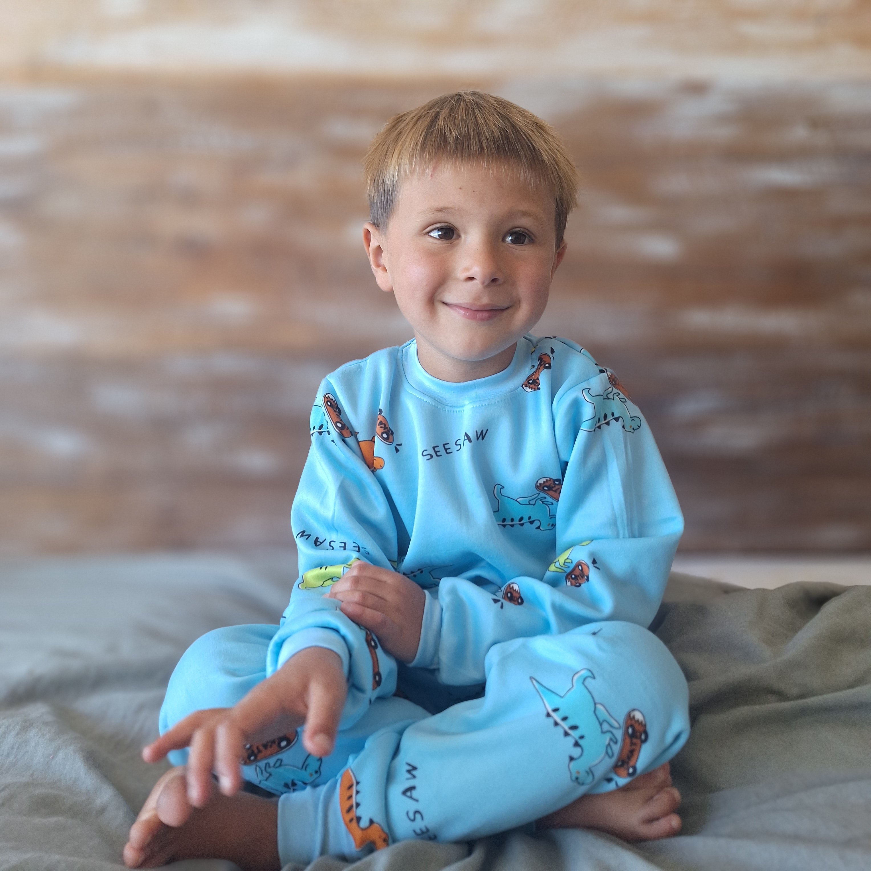 Pijama Afranelado Dino Skate