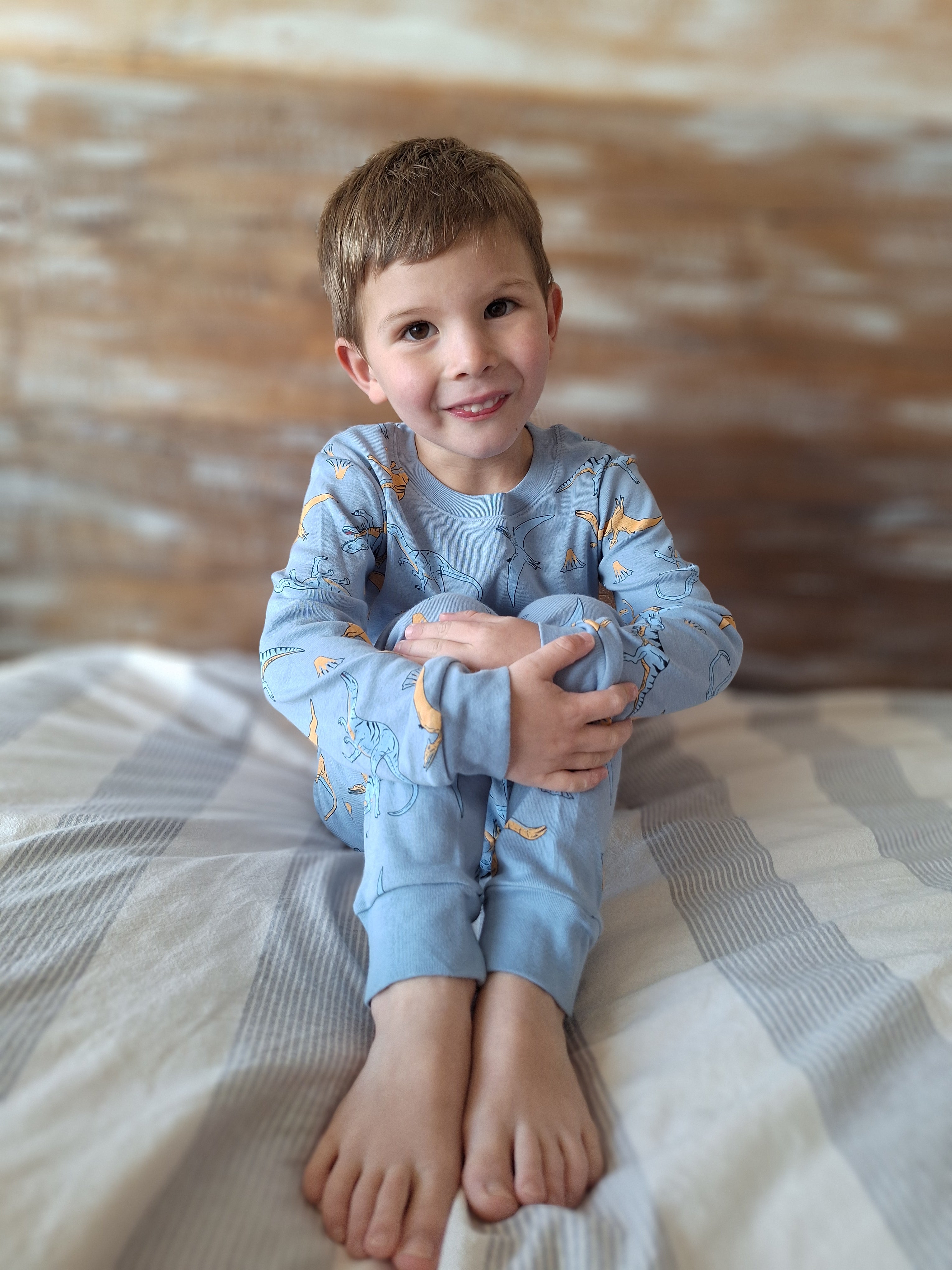 Pijama Largo Algodón Dino Volcán