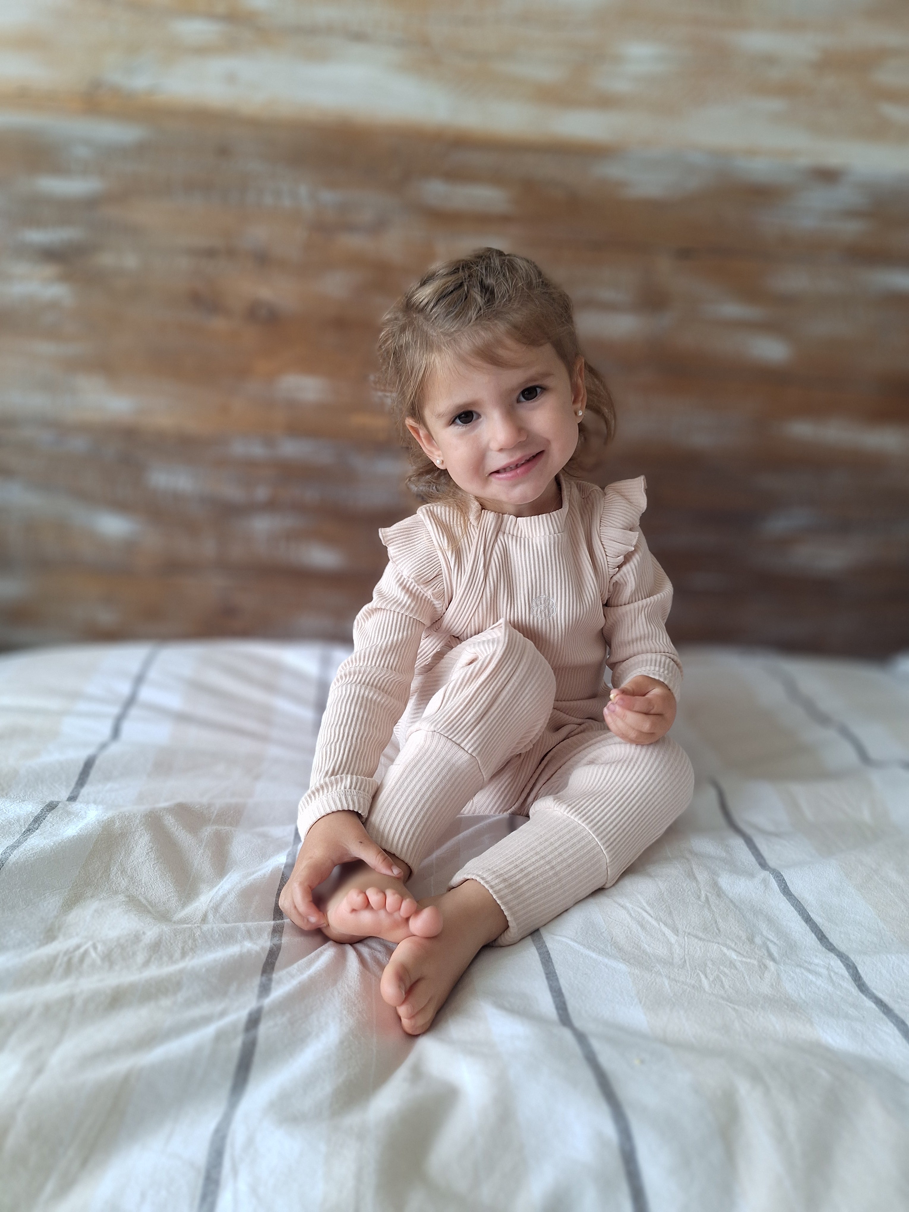 Enterito Frutillar - Beige - Algodón 250 grs