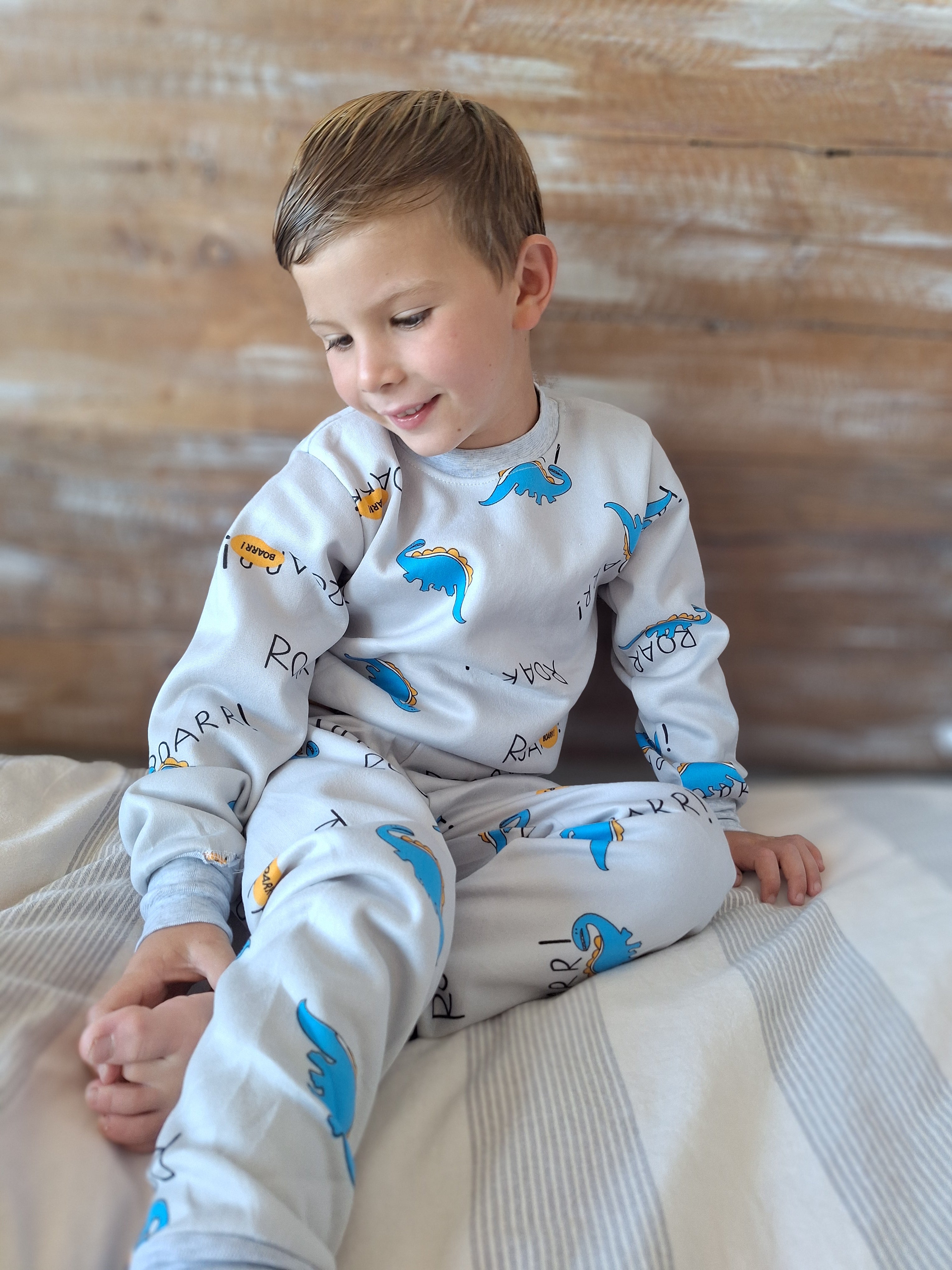 Pijama Afranelado Dino Roar