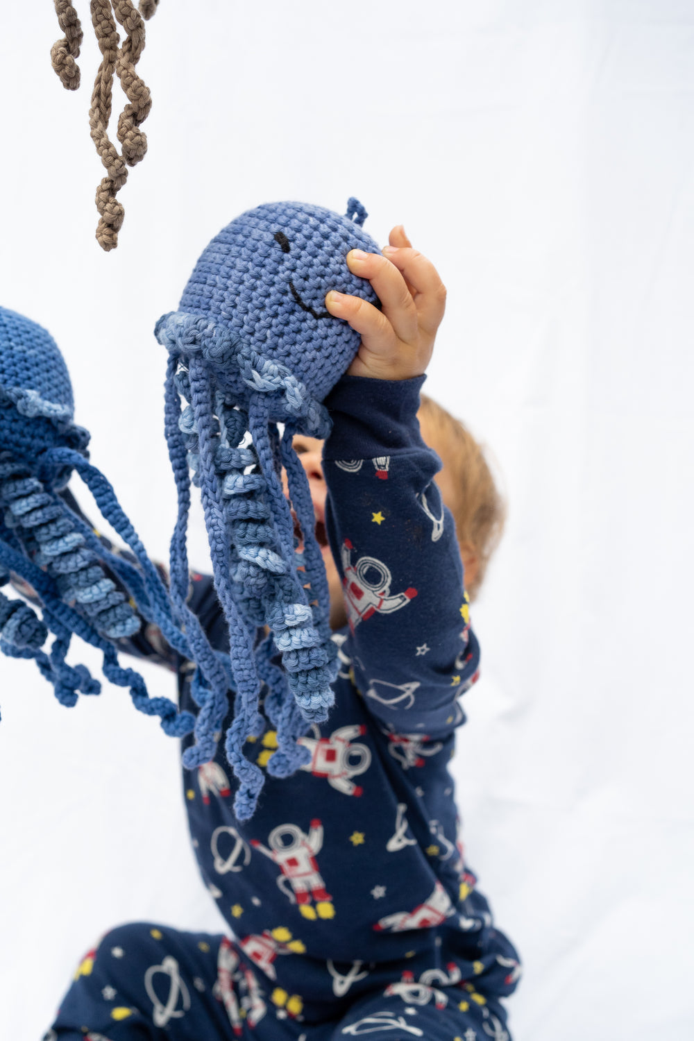 Medusa de apego Azul