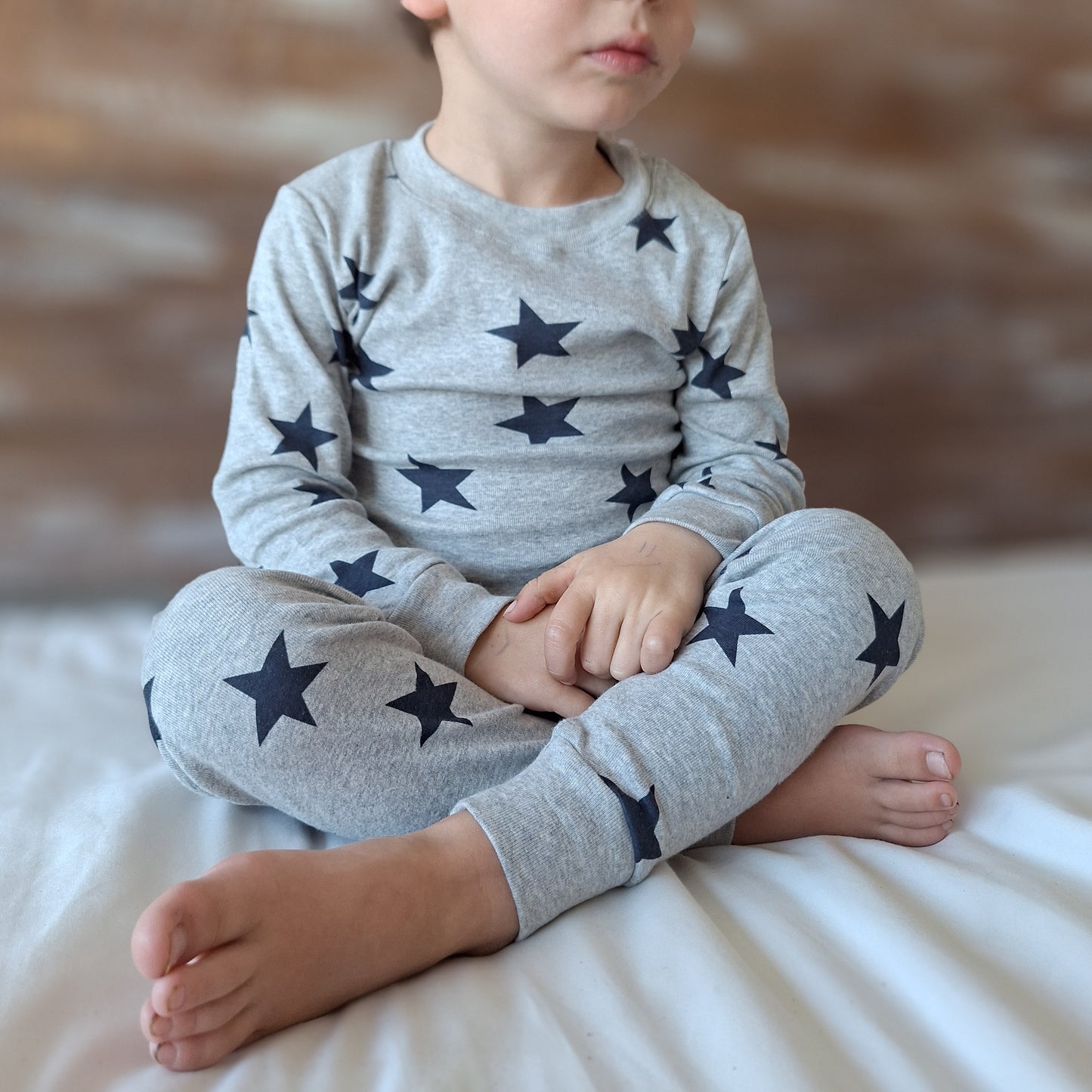 Pijama Estrellas Gris