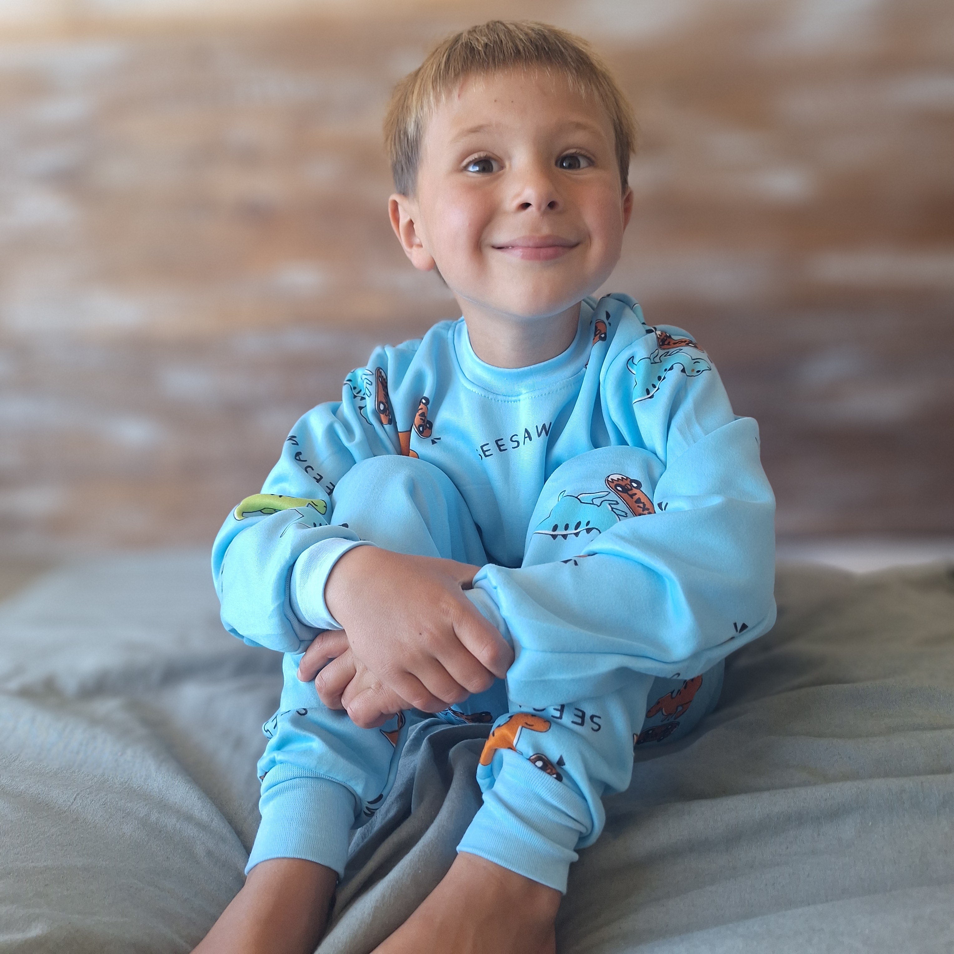 Pijama Afranelado Dino Skate
