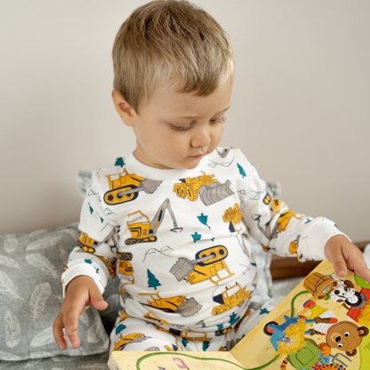 Pijama Excavadora Amarilla