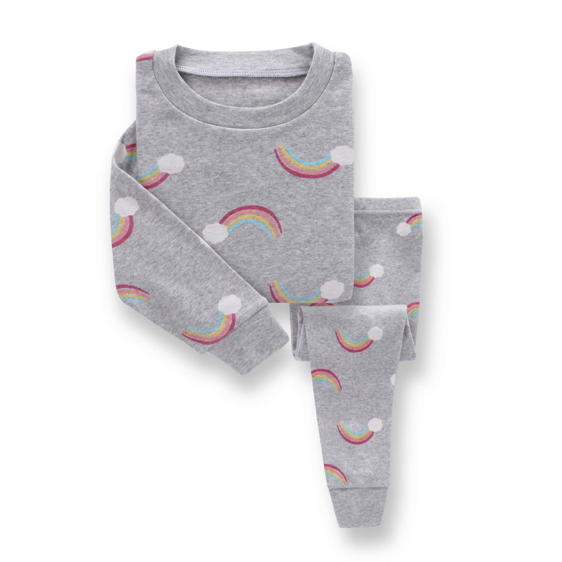 Pijama Arcoiris gris